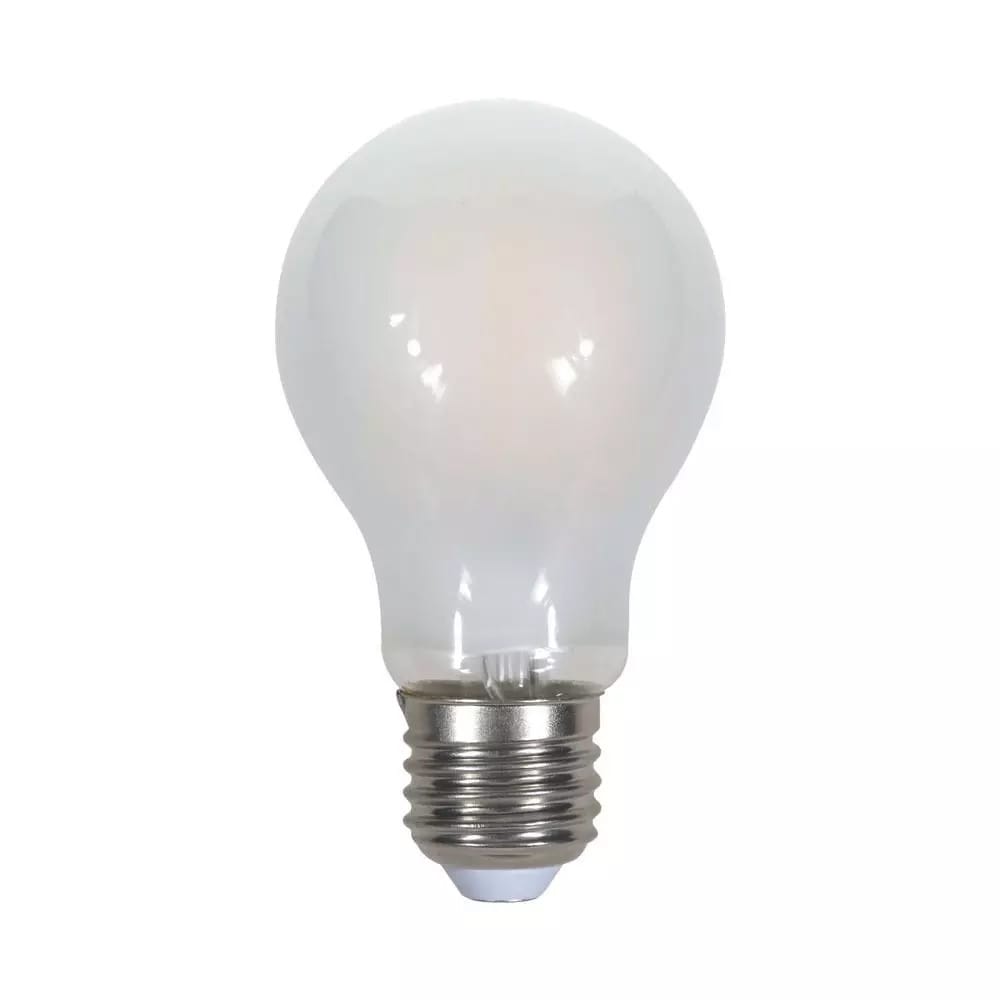 E27 LED Filament Lamp Frosted 5 Watt 600lm 2700K warm wit Vervangt 50 Watt E27 fitting A60 lamp Grote fitting