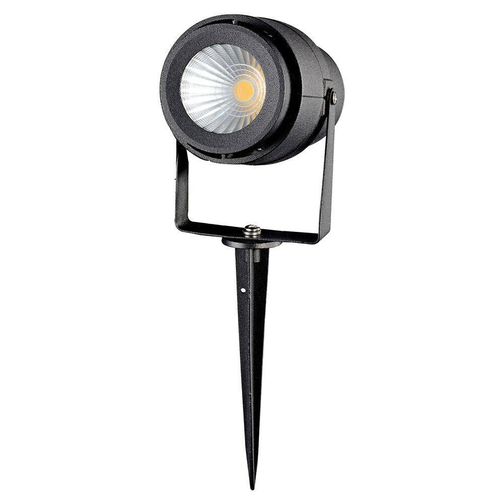 LED Prikspot - 4000K neutraal wit - 12 Watt 720 Lumen - Kantelbaar - IP65 waterdicht - Antraciet afbeelding