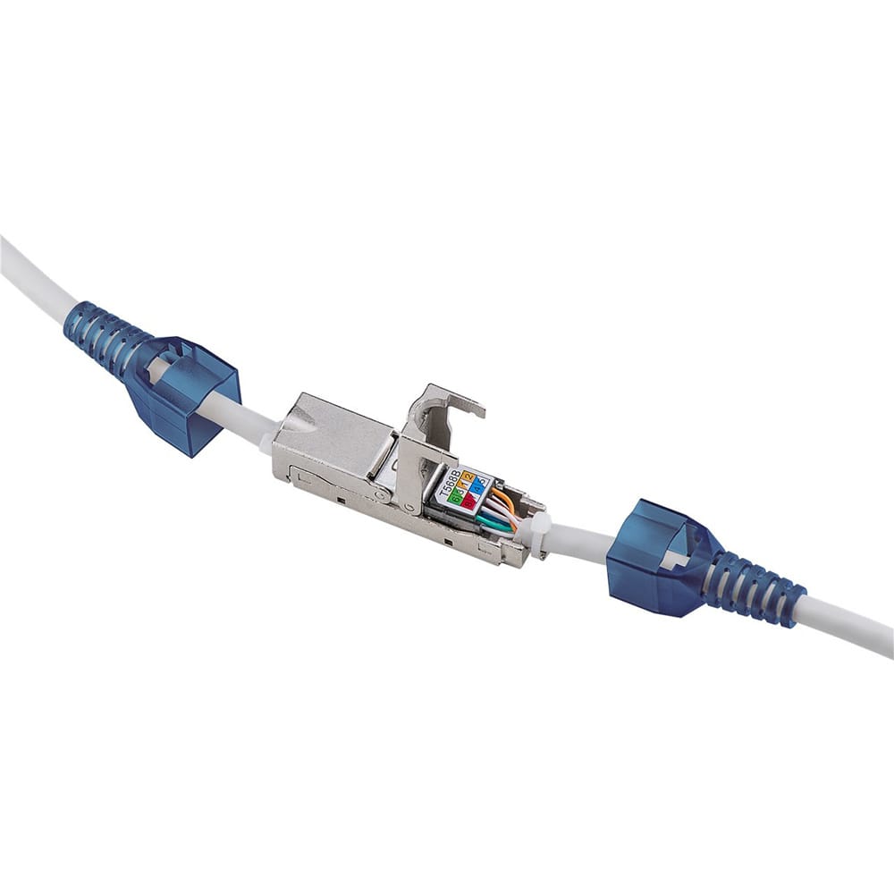 NET STP Koppelstuk IP68 waterdicht - CAT6 - LSA/IDC - voor buitengebruik - waterdicht - voor internetkabels - ethernet kabel - CAT kabel afbeelding