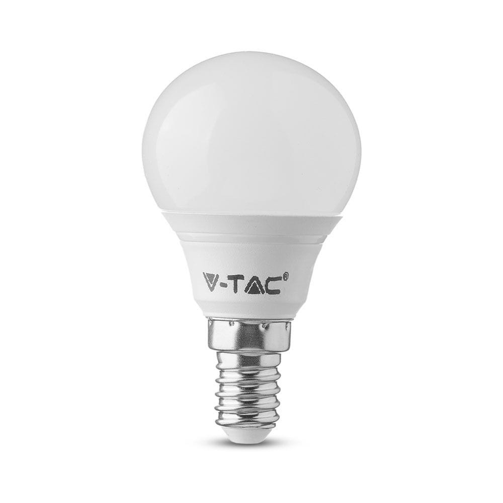 E14 LED Lamp - 7 Watt 600lm - 3000K warm wit - Vervangt 45 Watt - P45 lamp - Kleine fitting afbeelding