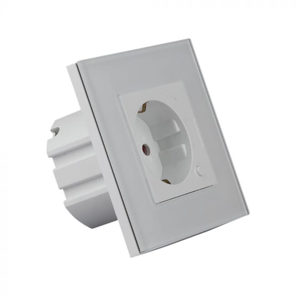Smart stopcontact - WiFi & Bluetooth - Compatibel met Amazon Alexa & Google Home - Wit afbeelding