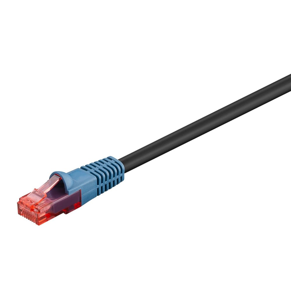 CAT 6 - 75 meter - U/UTP - CCA - Buitenkabel - Zwart afbeelding