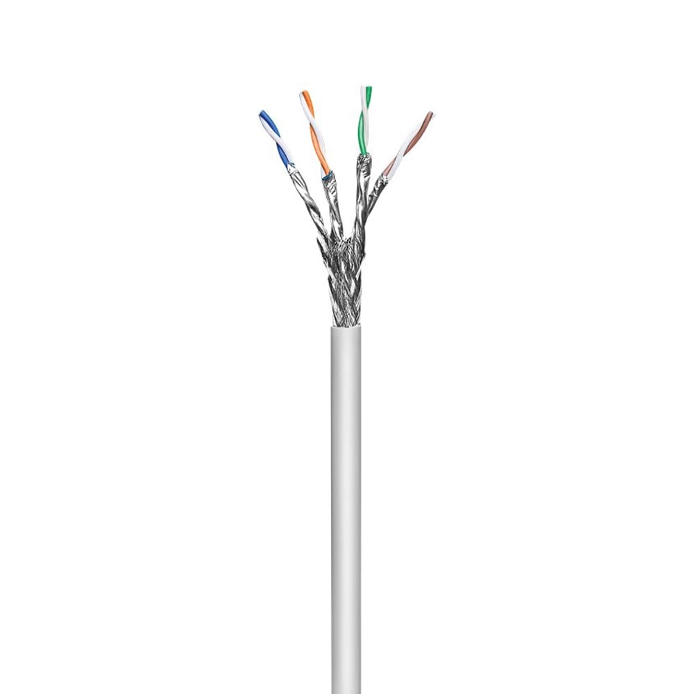 CAT 6a - 305 meter - S/FTP - CU - Grijs afbeelding