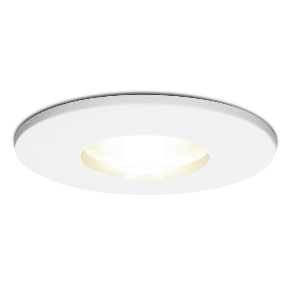 Barcelona LED Inbouwspot - Dimbaar - GU10 fitting - 5 Watt - 4000K Neutraal Wit IP44 spatwaterdicht - Wit - Voor binnen, buiten en badkamer afbeelding