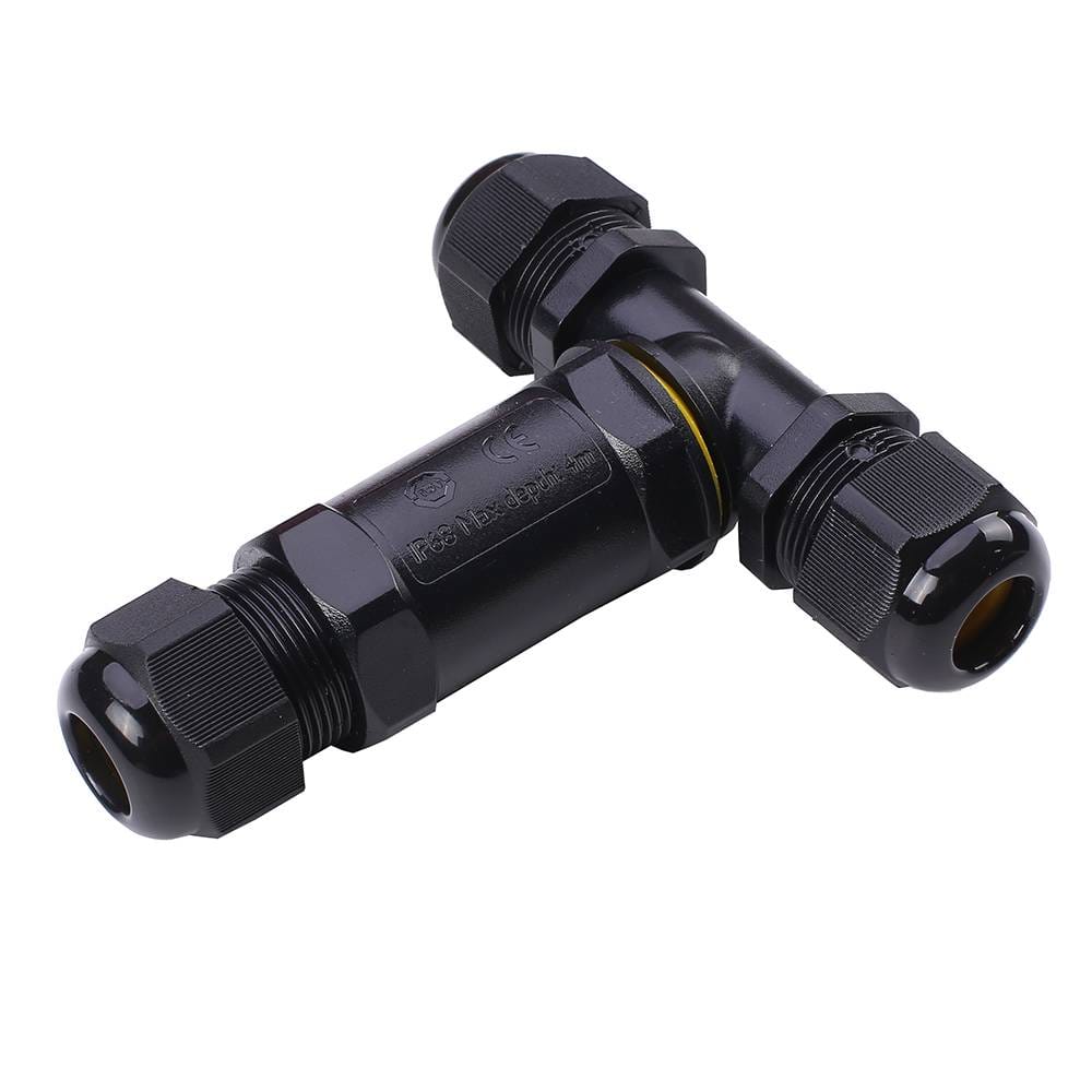 10x Kabelverbinder - T-vorm - IP68 waterdicht afbeelding