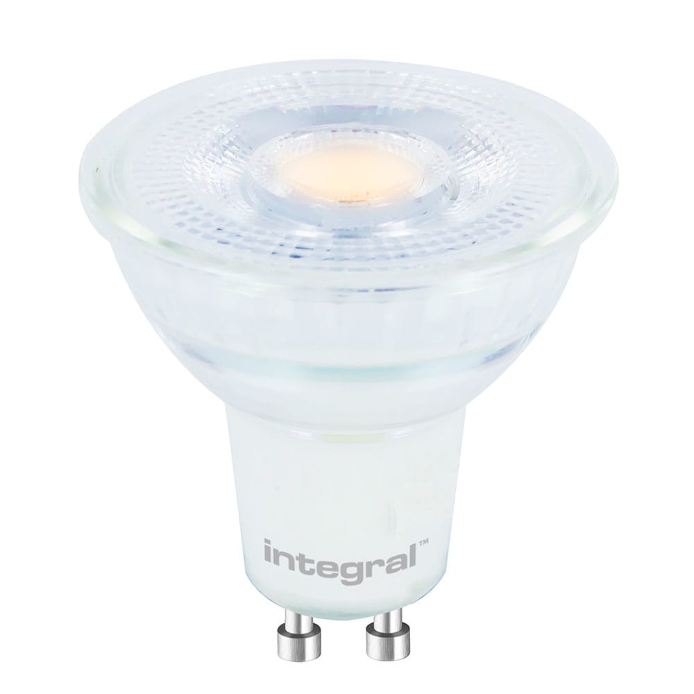 GU10 LED Spot - Dimbaar - 5.6 Watt 400 lumen - 2700K warm wit - Glas - Vervangt 50 Watt - GU10 - LED Reflector - Universele fitting afbeelding