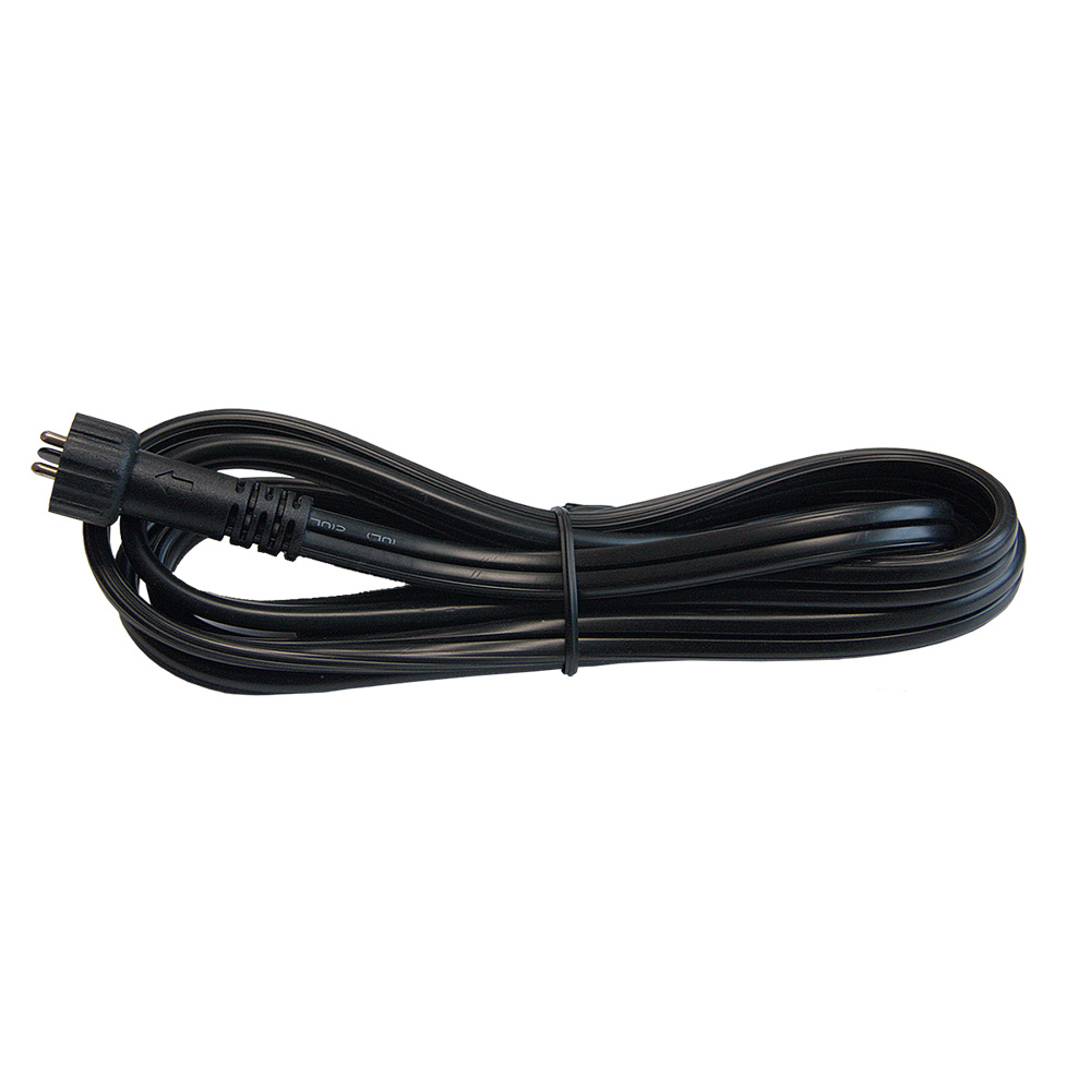 Câble de rallonge 1m - 12V - IP44 Étanche - Noir