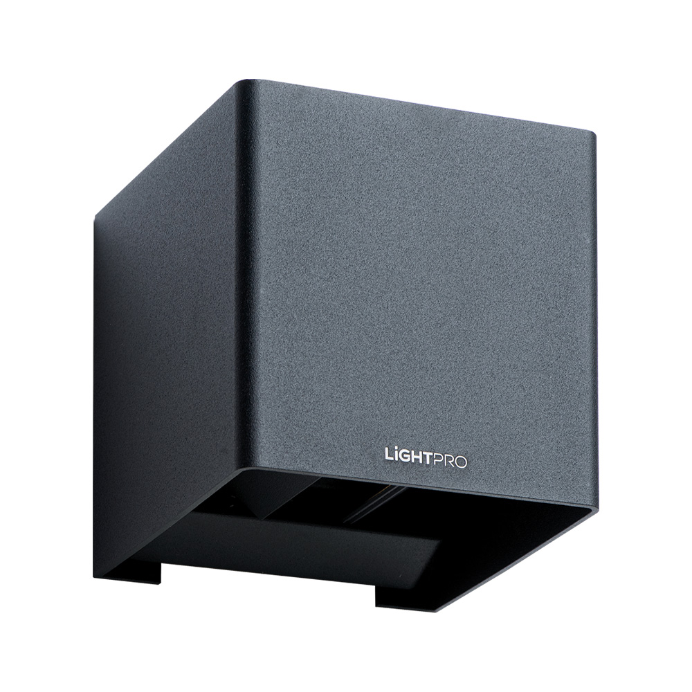 Ixion LED Wall Light - 9W - 575lm - 3000K Warm White - 12V - IP44 - Anthracite