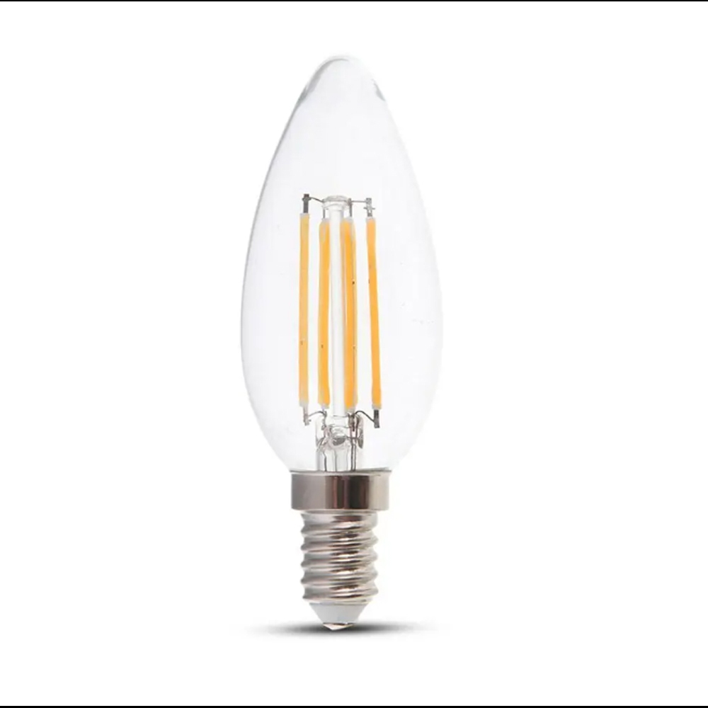 E14 LED Bulb - 4W 400 Lumen - 3000K - Replaces 35W - Candle Bulb