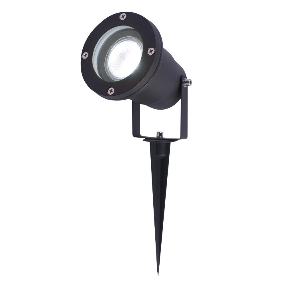 Spot à piquet LED - 4W 345lm - Inclinable - 6500K - IP65 - Noir