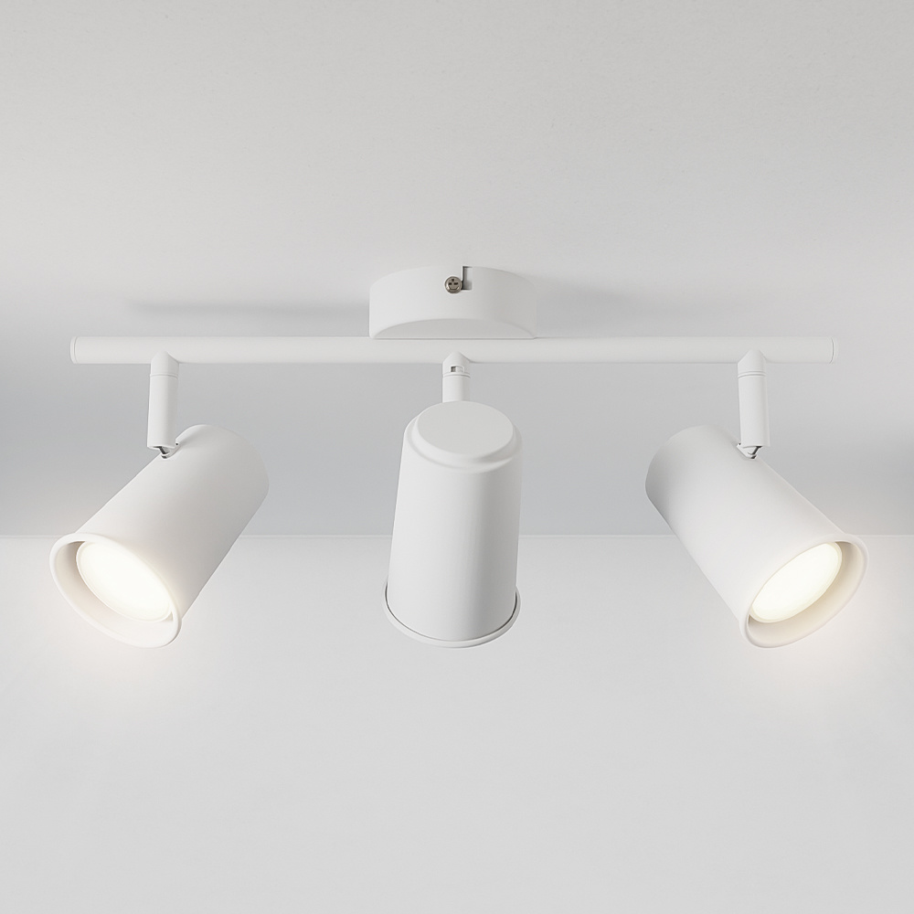 Riga LED Ceiling Lamp 3 lights - 12W 1035lm - 4000K - Tiltable - Indoor - White