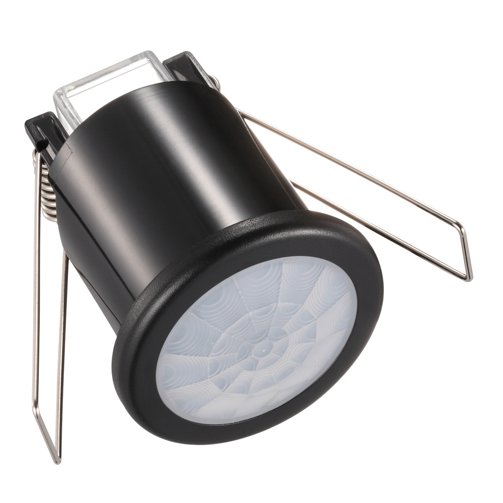 PIR Bewegungsmelder - Mit Dämmerungsschalter - 360° - 8 Meter Reichweite - Schwarz