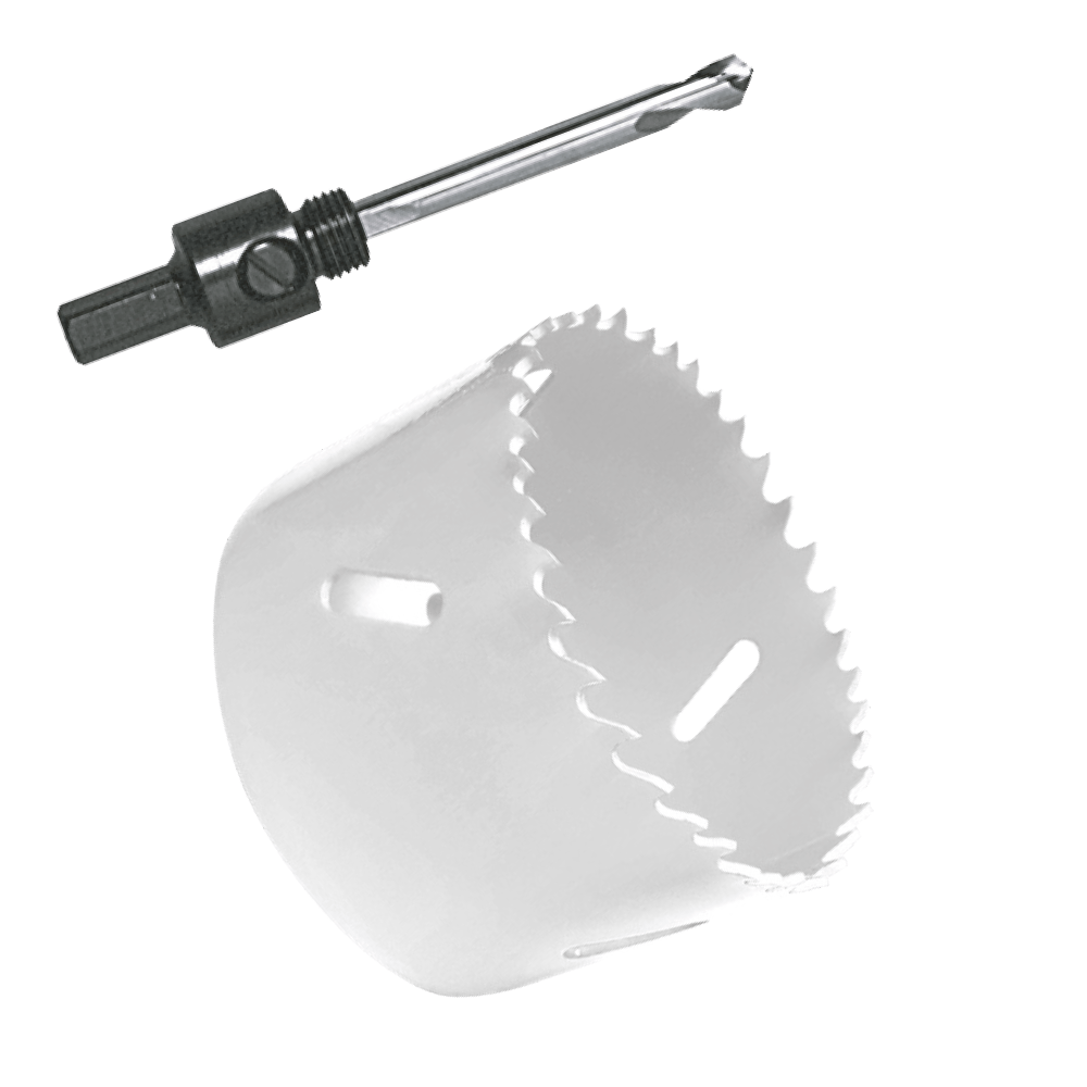 Hulsav Ø28 mm - Adapter med centerbor - Bimetalsavklinge