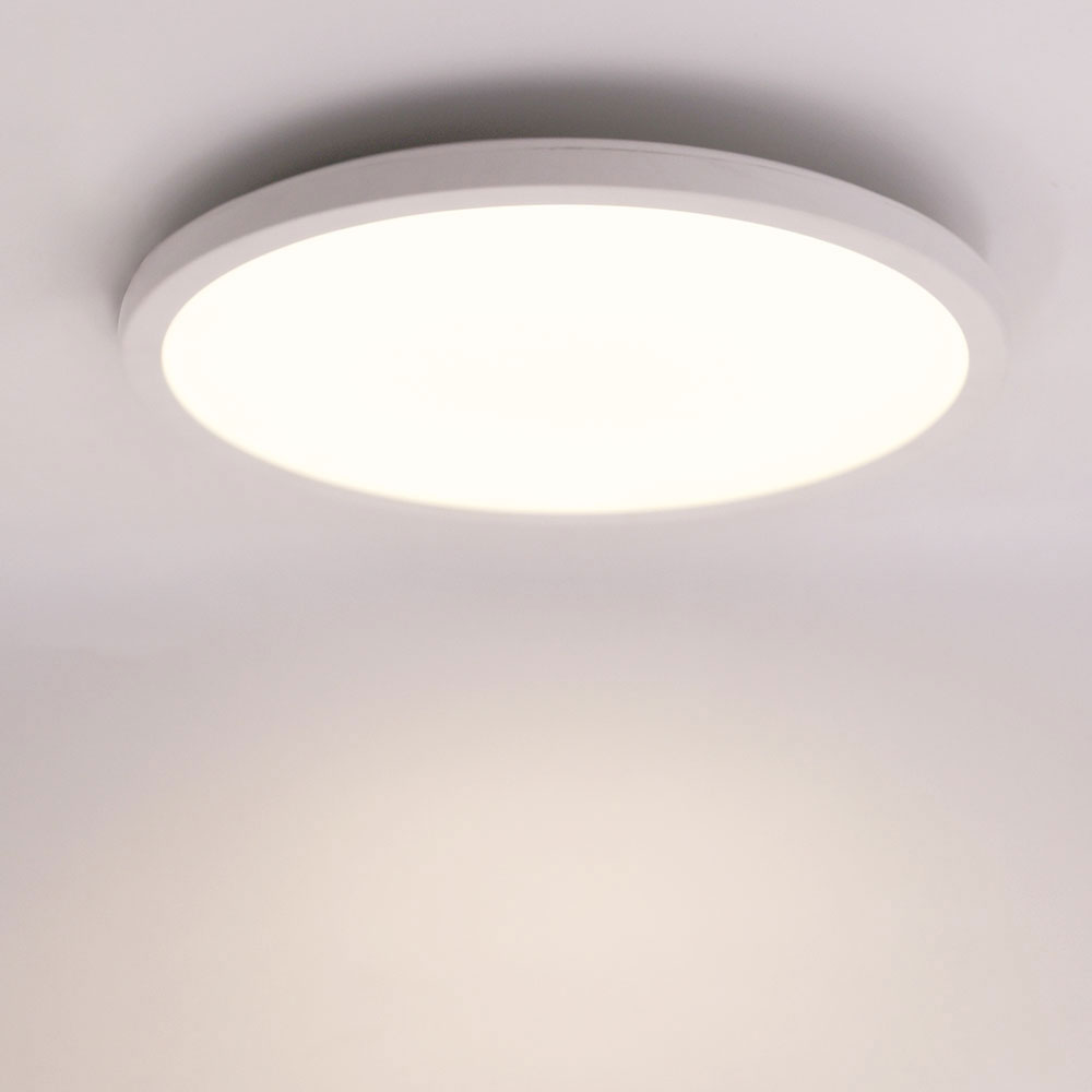 Slim - 18W Plafonnier LED - IP44 - CCT couleur de lumière réglable - 30 cm