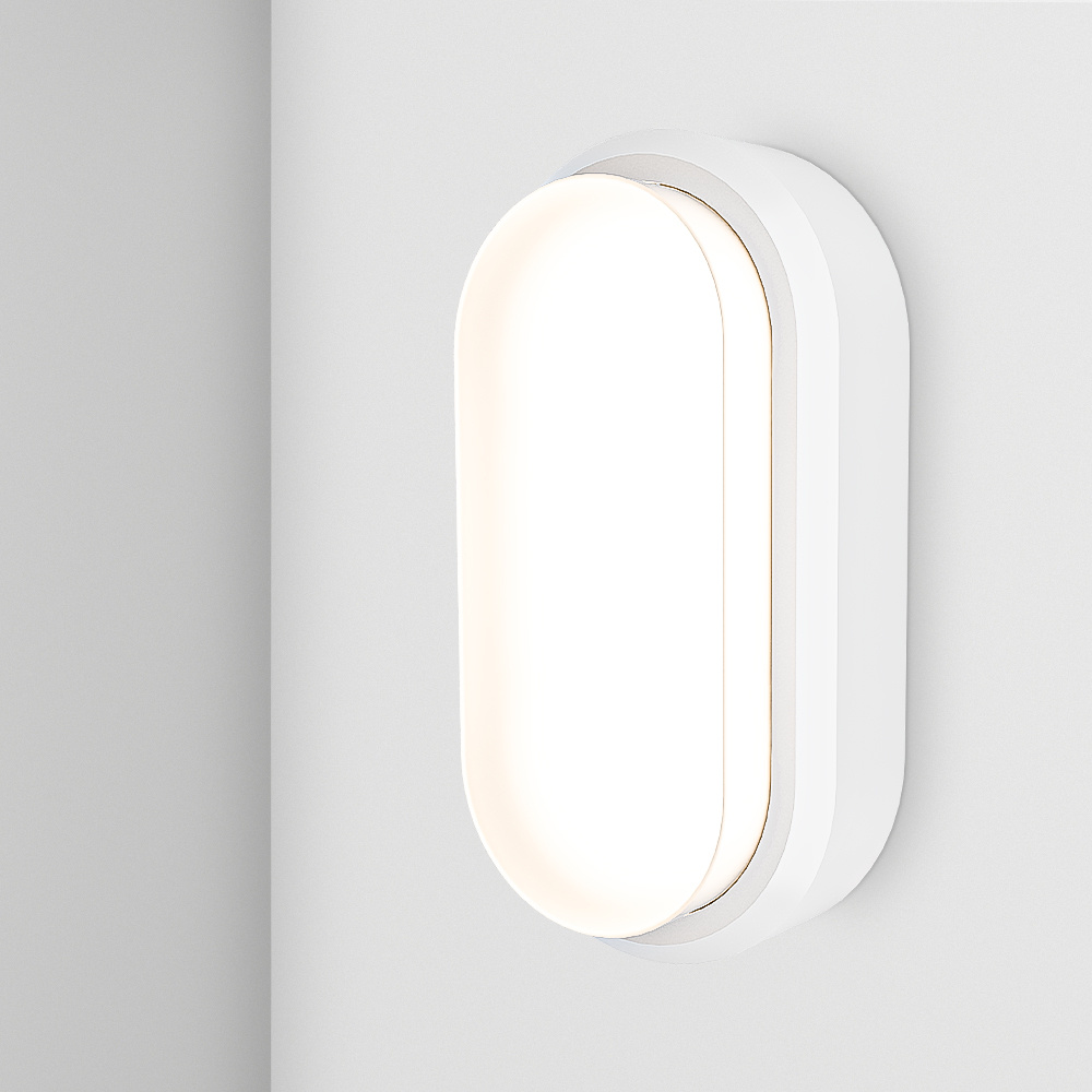 Série C - Plafonnier LED Ovale - IP54 - 12W 1160lm - 4000K - Noir