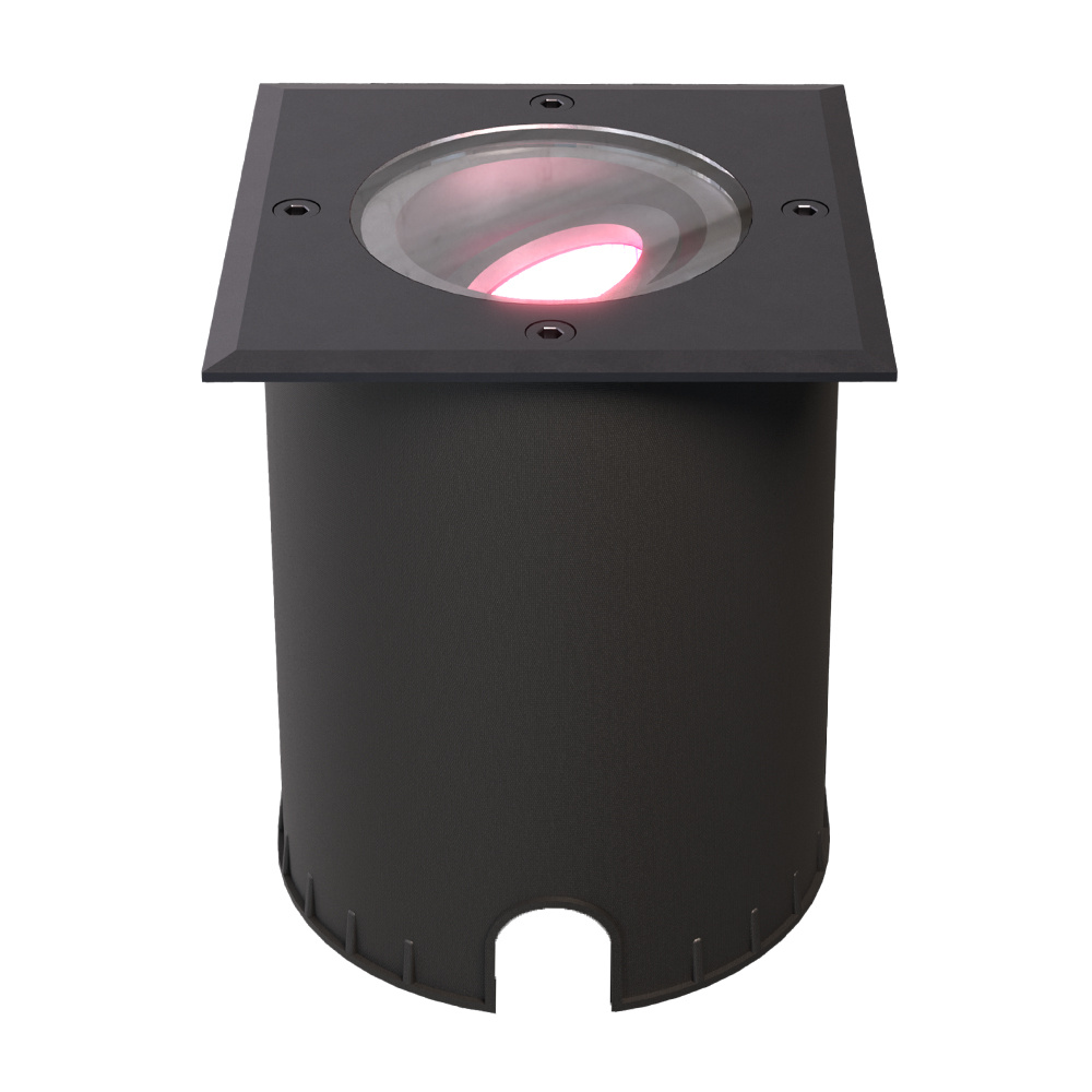 Cody Smart Grondspot Zwart - GU10 5,5W 345lm - RGB + WW - Kantelbaar - IP67