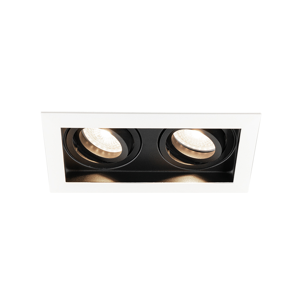 Durham Spot LED Encastrable carré - 4W 345lm - 4000K - Inclinable