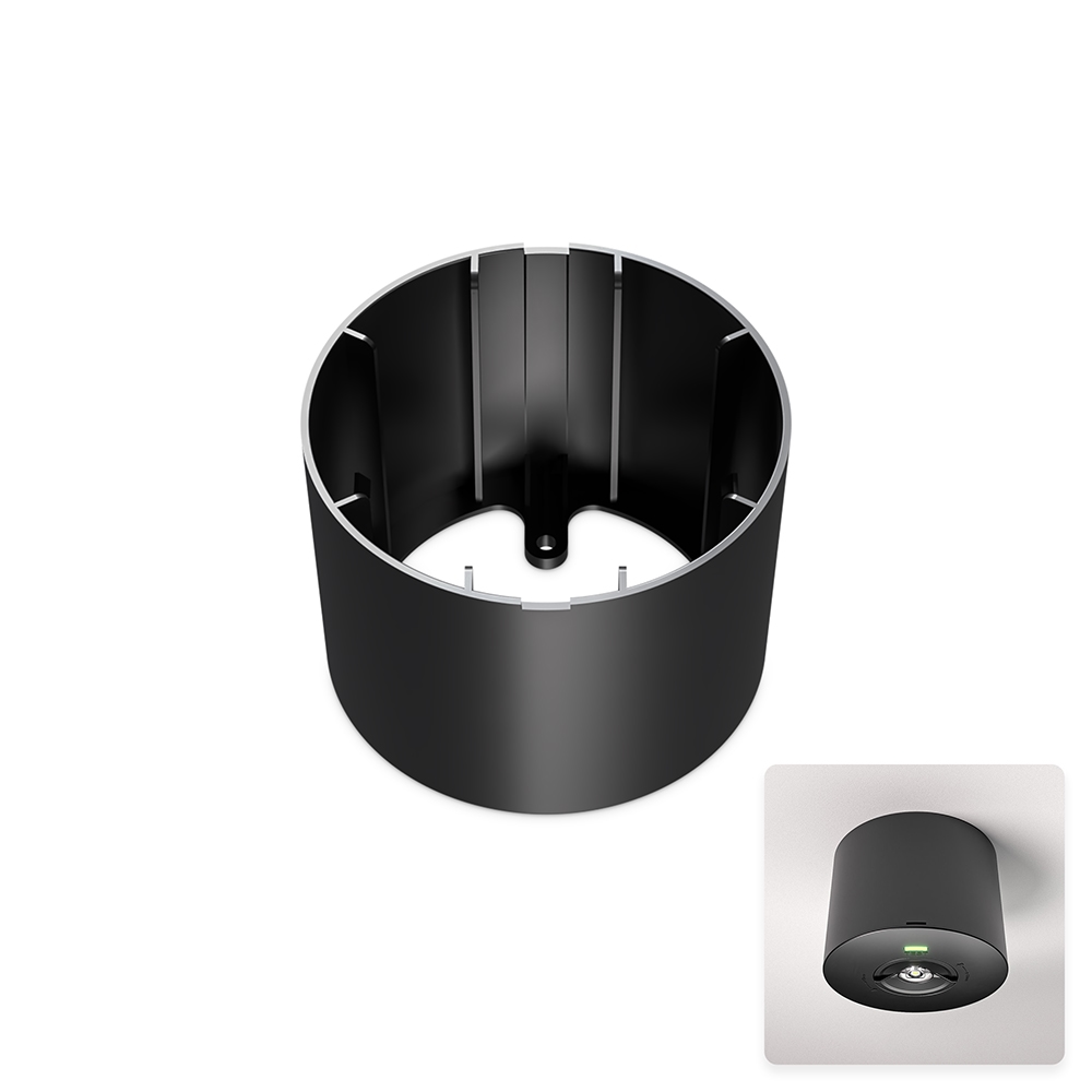 Locus - Recessed downlights emergency lighting surface mount kit - Aluminum - Black