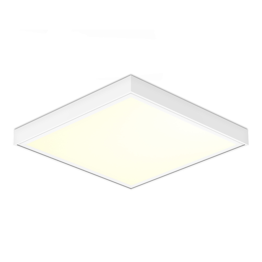 Overflademonteret LED-panel 62x62cm - 36W 4860lm 3000K - Dali - flimmerfri - UGR22