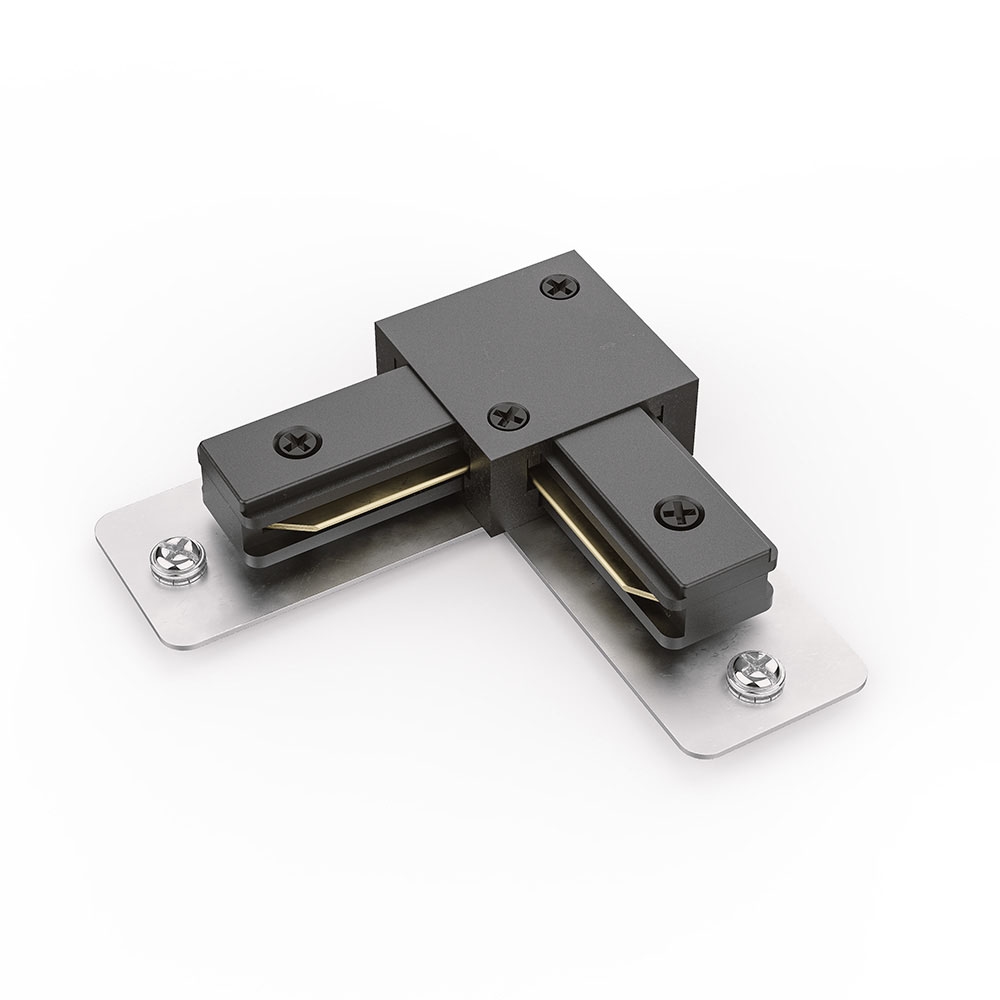 Taros - L-Verbinder - 1-Phasen Stromschiene - Schwarz - 3 Jahre Garantie