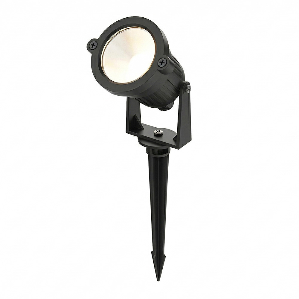 Piton LED Prikspot - 4,9W 425lm - Kantelbaar - 3000K - IP65 - Zwart