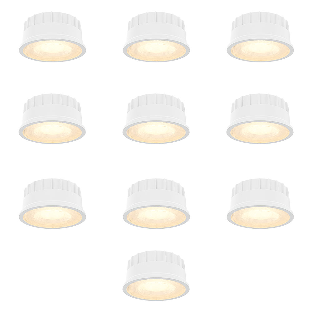 10x Dimmbarer LED Modul - 6W 570lm - CCT 2700K/4000K/6000K