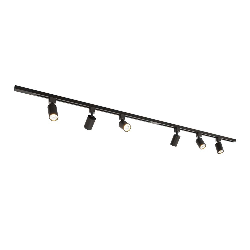 Taros LED-skinnesystem-pakke - lige - 2x 1 m skinne - 6 skinnespots