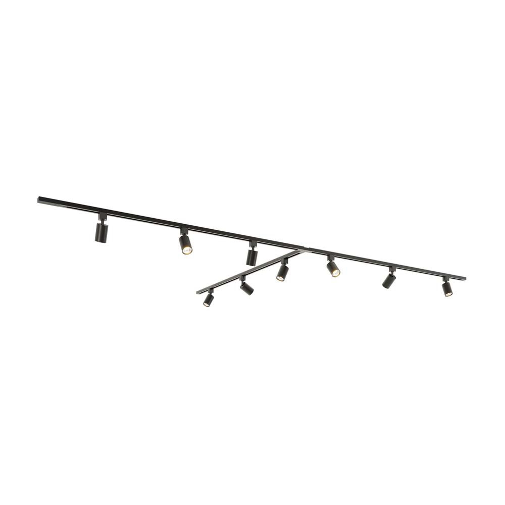 Taros LED Track Lighting package - T-shape - 3x 1,5m rail - 9 Spotlights