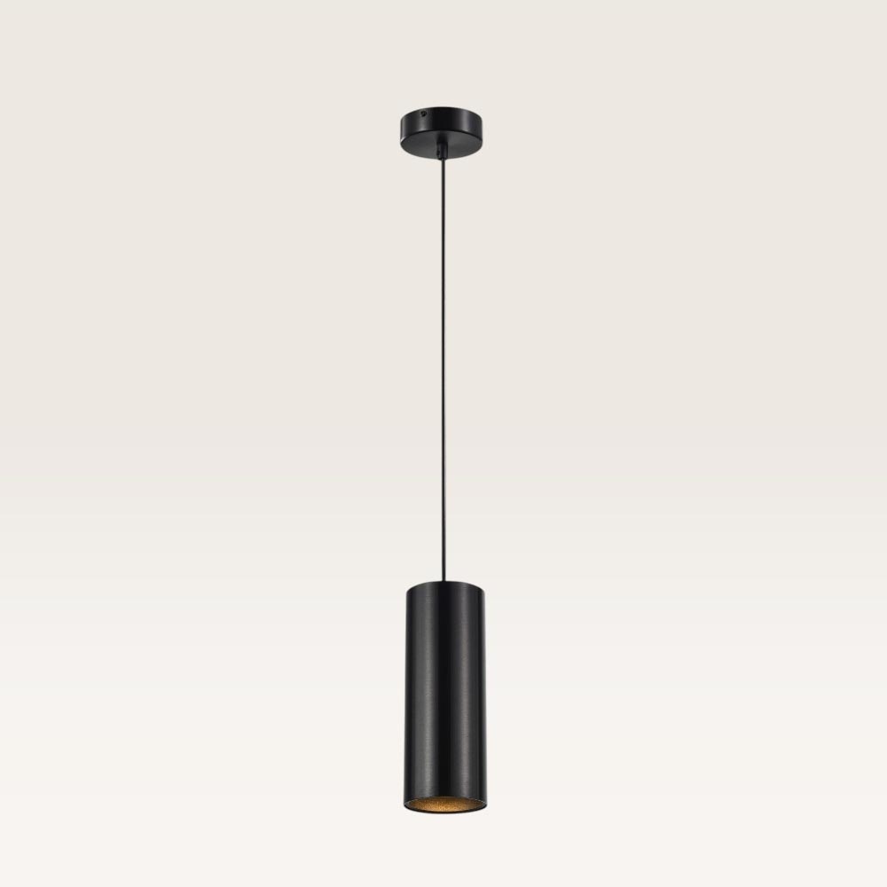 Pendant lamp Erdena nero - GU10 - Minimalist design - IP20