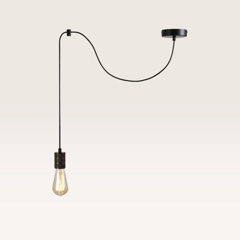 Pendant lamp Lorena bronzo - E27 - Minimalist design - IP20