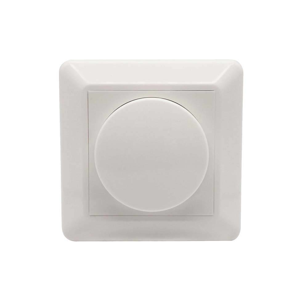 Matériau de recouvrement avec bouton de gradation - pour gradateurs LED - Blanc