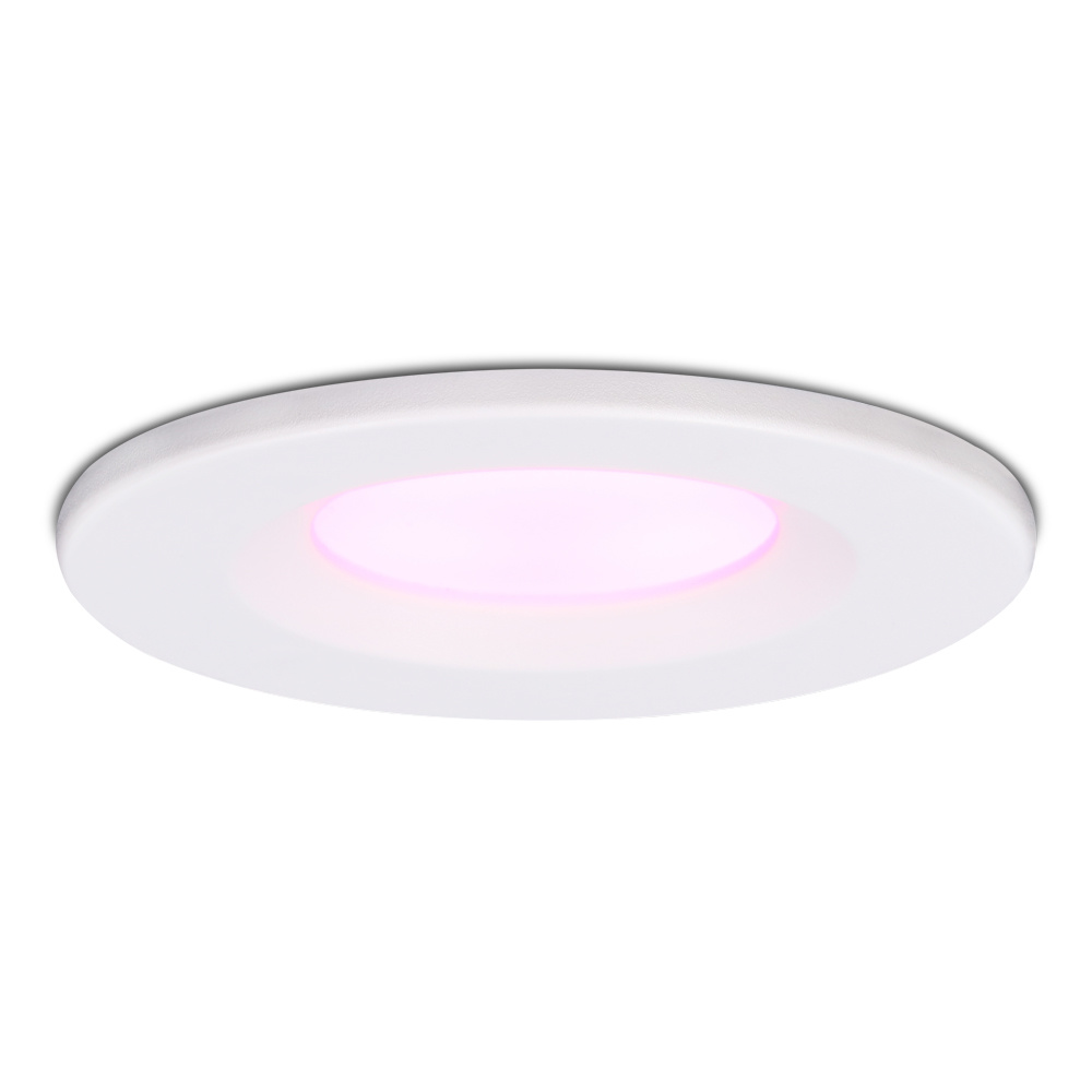 Venezia Smart Recessed Downlight - 6W 450lm - Wifi + Ble - RGBWW - IP65 - White