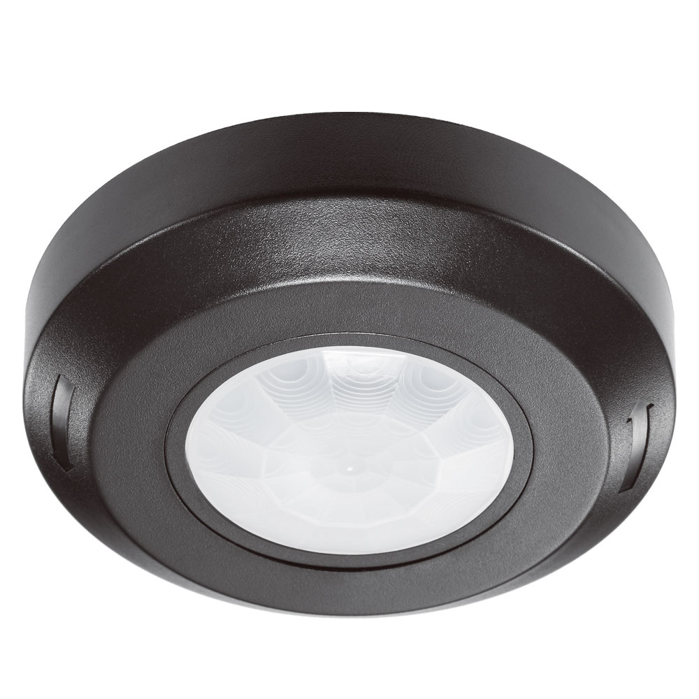 Détecteur de mouvement PIR avec interrupteur crépusculaire - 360° - 8m - IP20 - Max 200W