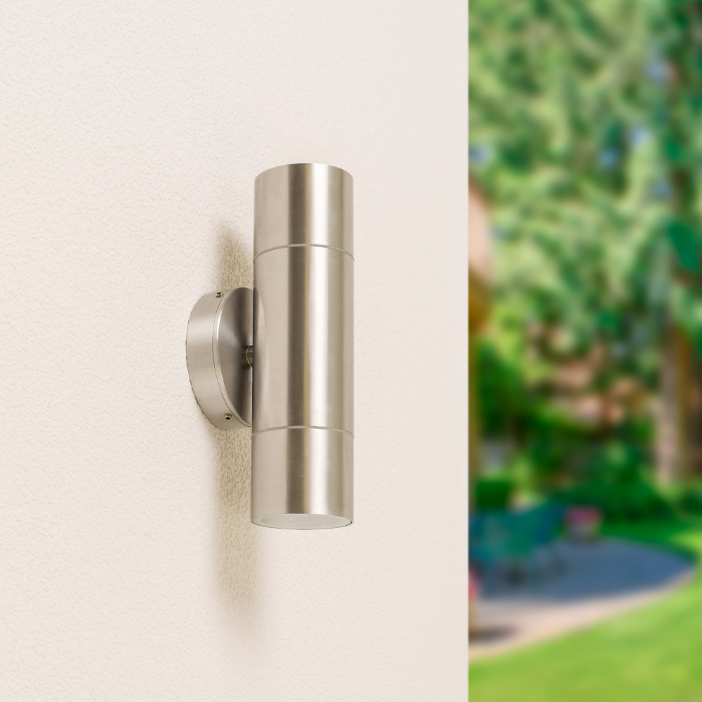 Dax LED Væglampe - GU10 Fatning - IP65 - Dæmpbar - Up and down light