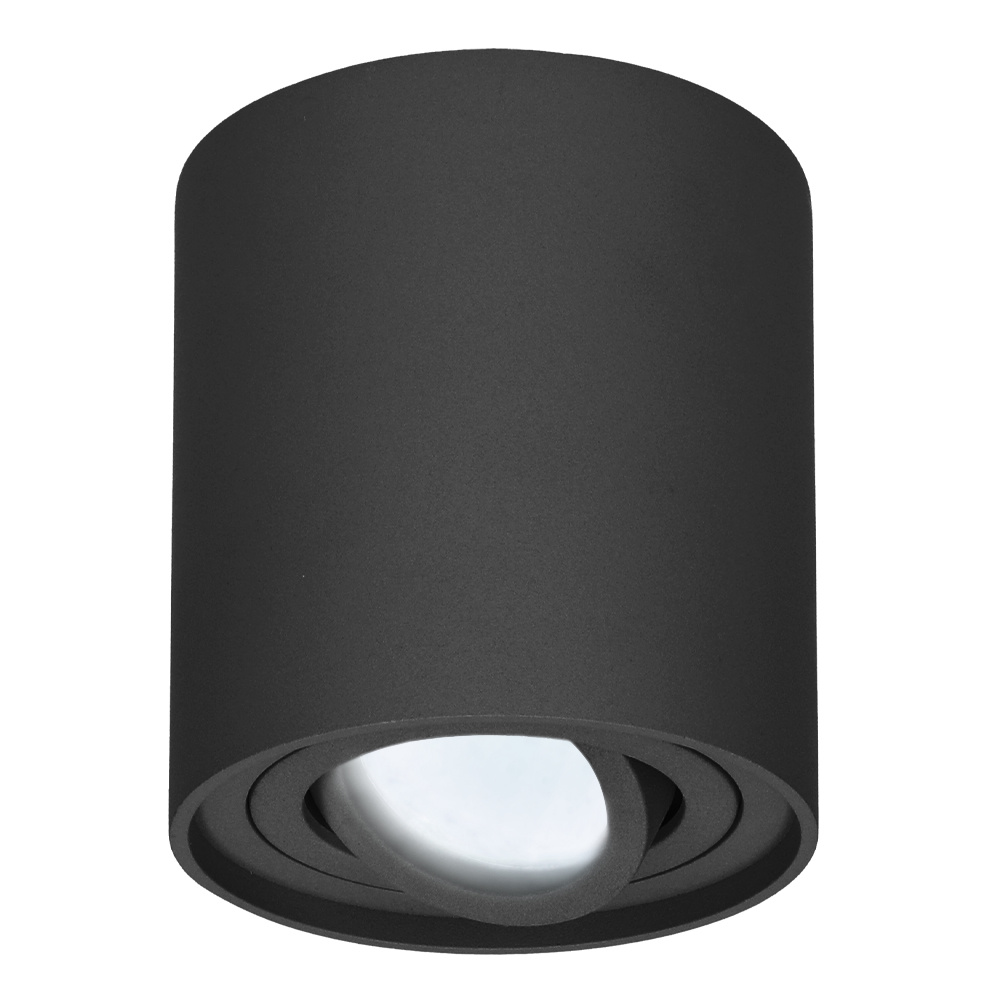 Ray Spot en Saillie à LED Rond - 4W 345lm - Inclinable - 6500K - Dimmable - GU10