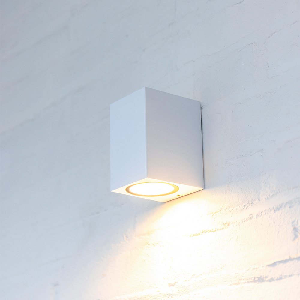 Marion LED-Wandleuchte - Dimmbar - 4W 345lm - 2700K - IP65 - Weiß - Downlight