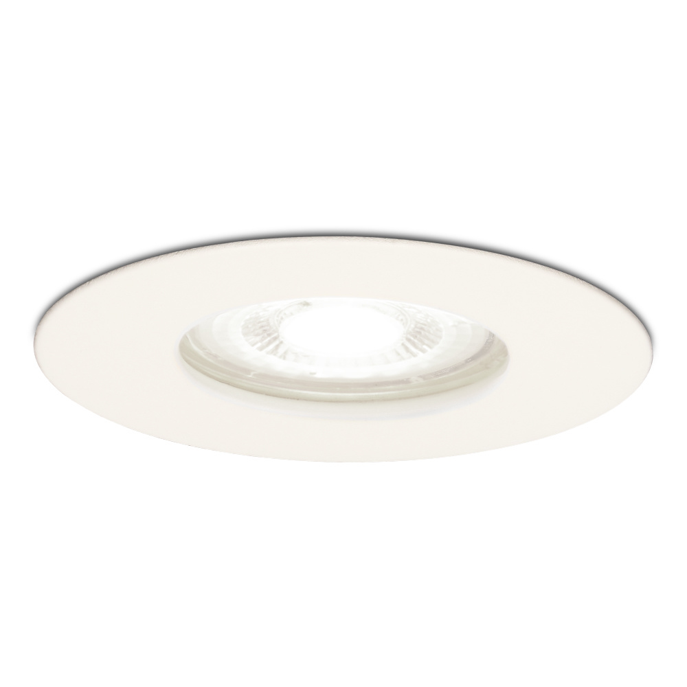 Bari Spot LED encastrable - 4W 345lm - 6500K - GU10 - Rond - IP65 - Blanc