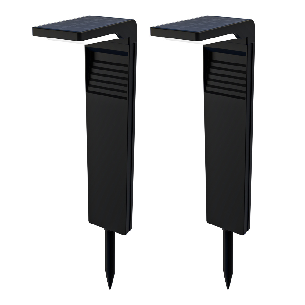 2x Maine Solar Padverlichting - 3000K - 2 lichtstanden - 200lm - 6 - 12 uur