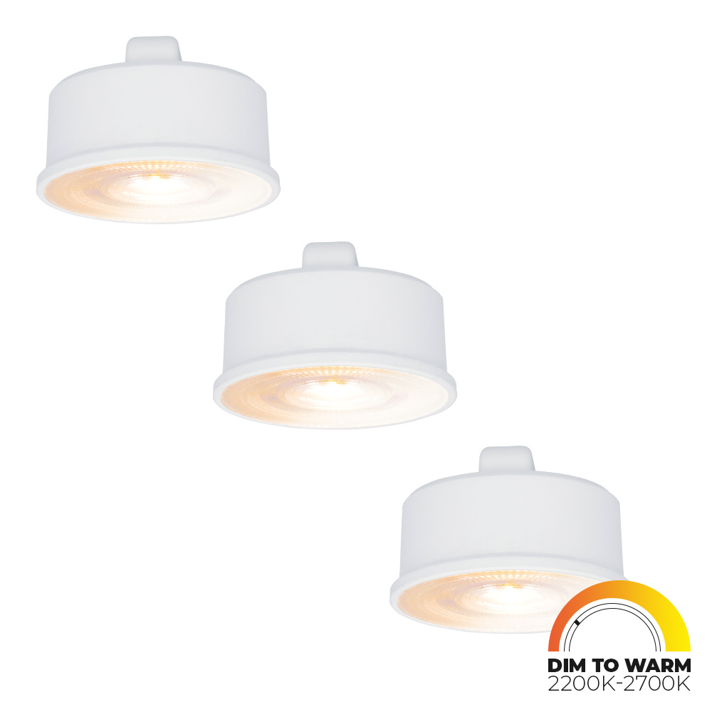3x Module LED - Dimmable - 3.8W 220lm - Dim to warm - Remplace 50W - Ultra plat