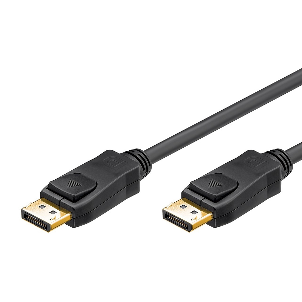 4K DisplayPort cable - 1.2 High speed - 2 m - Black